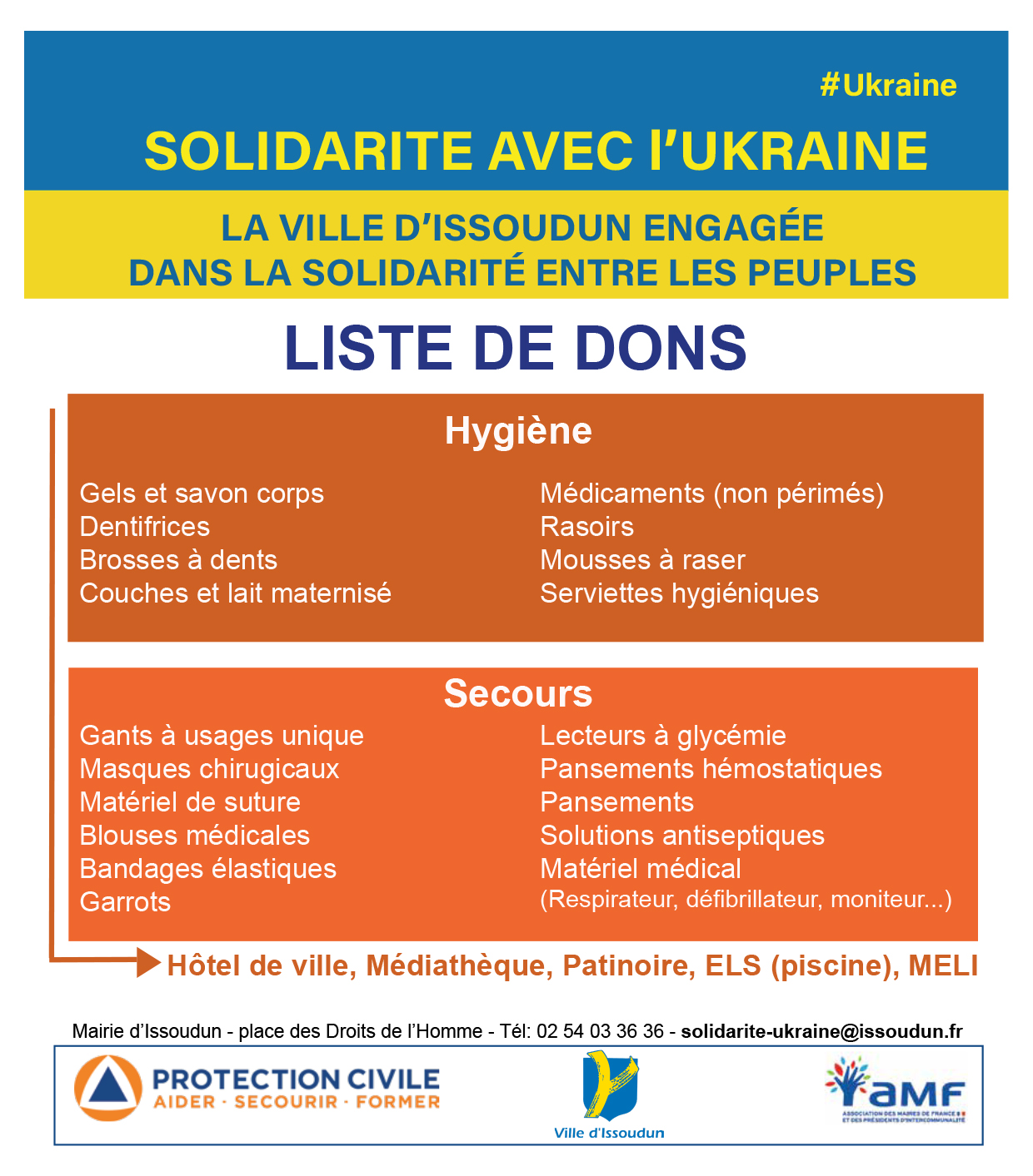 Dons pour l’Ukraine