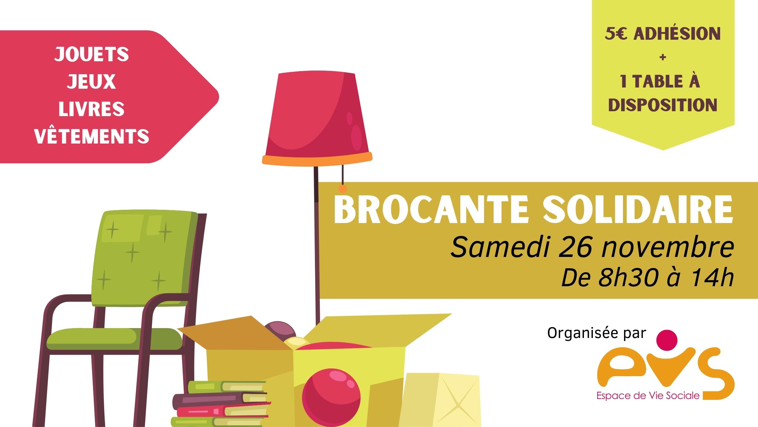 BROCANTE SOLIDAIRE HIVER