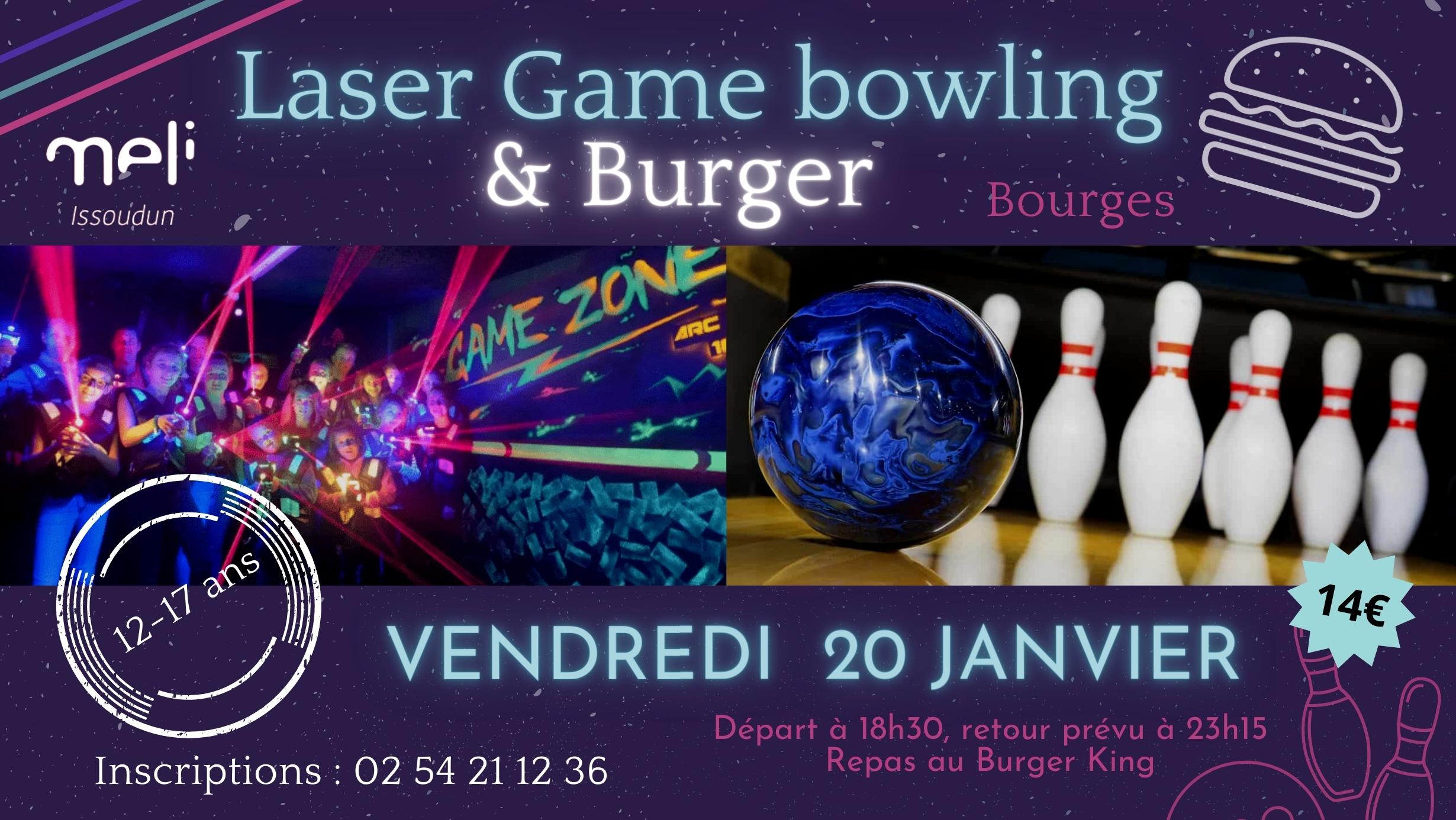 SPECIAL 12-17 ANS : Soirée Laser Game & Bowling - Meli