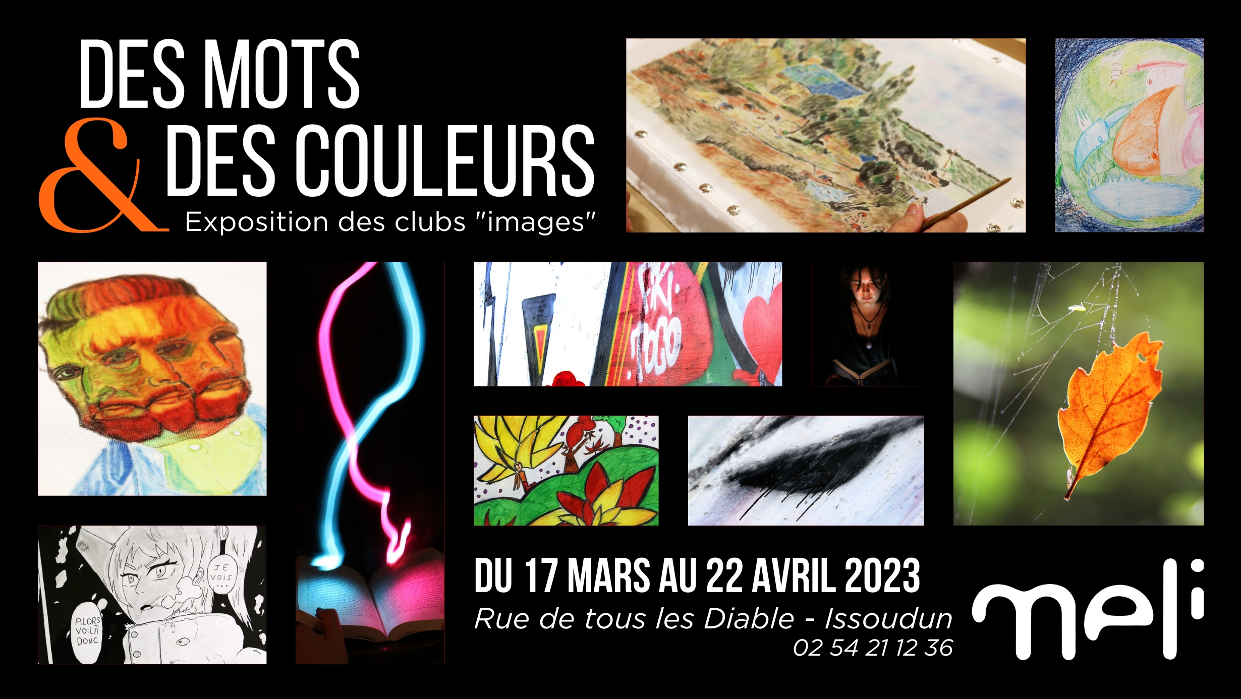 EXPOSITION « DES MOTS ET DES COULEURS »