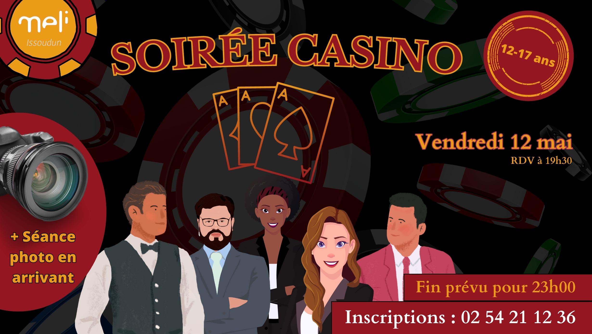 SPECIAL 12-17 ANS : Soirée Casino