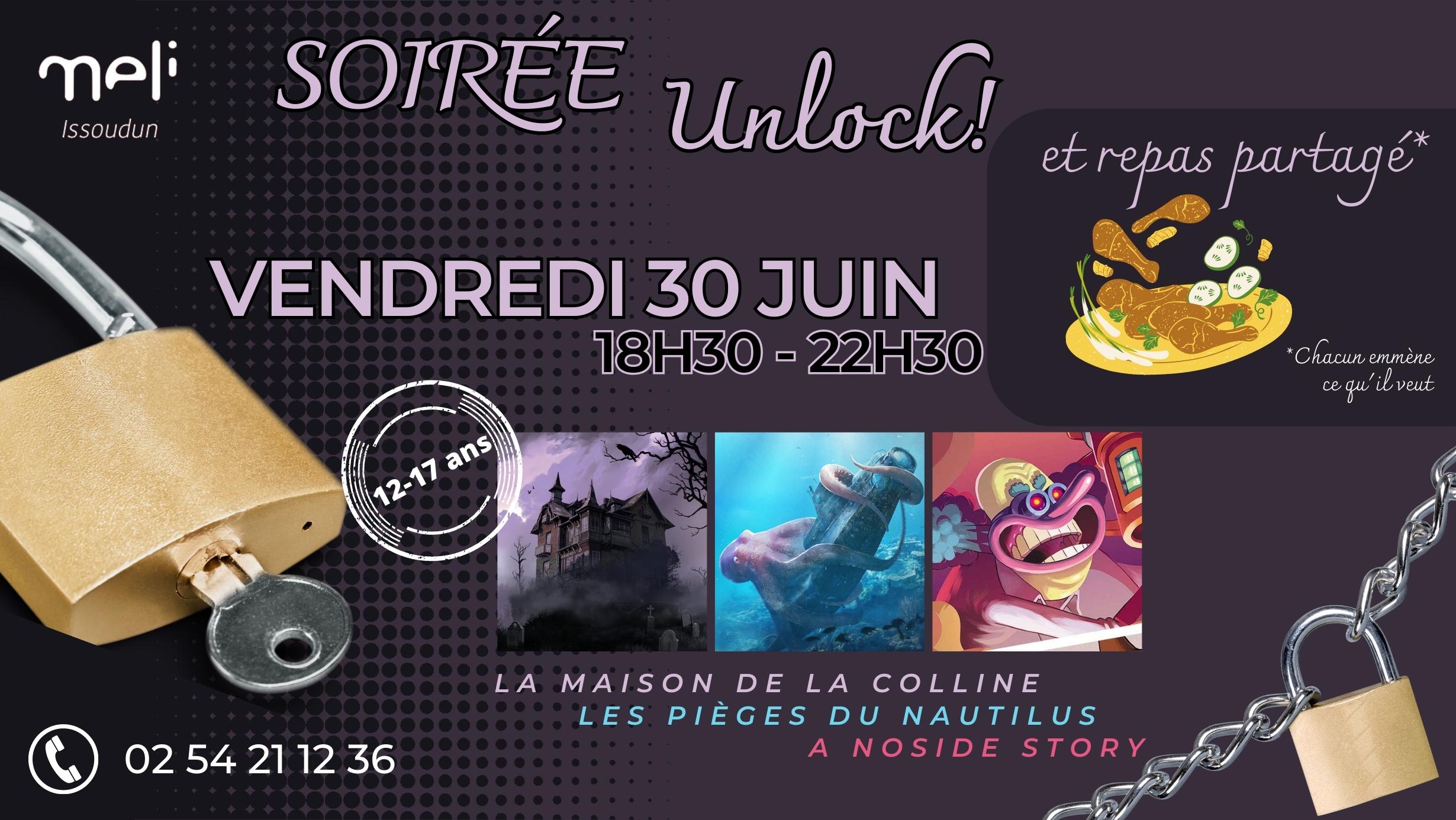 [12-17 ans] Soirée UNLOCK!