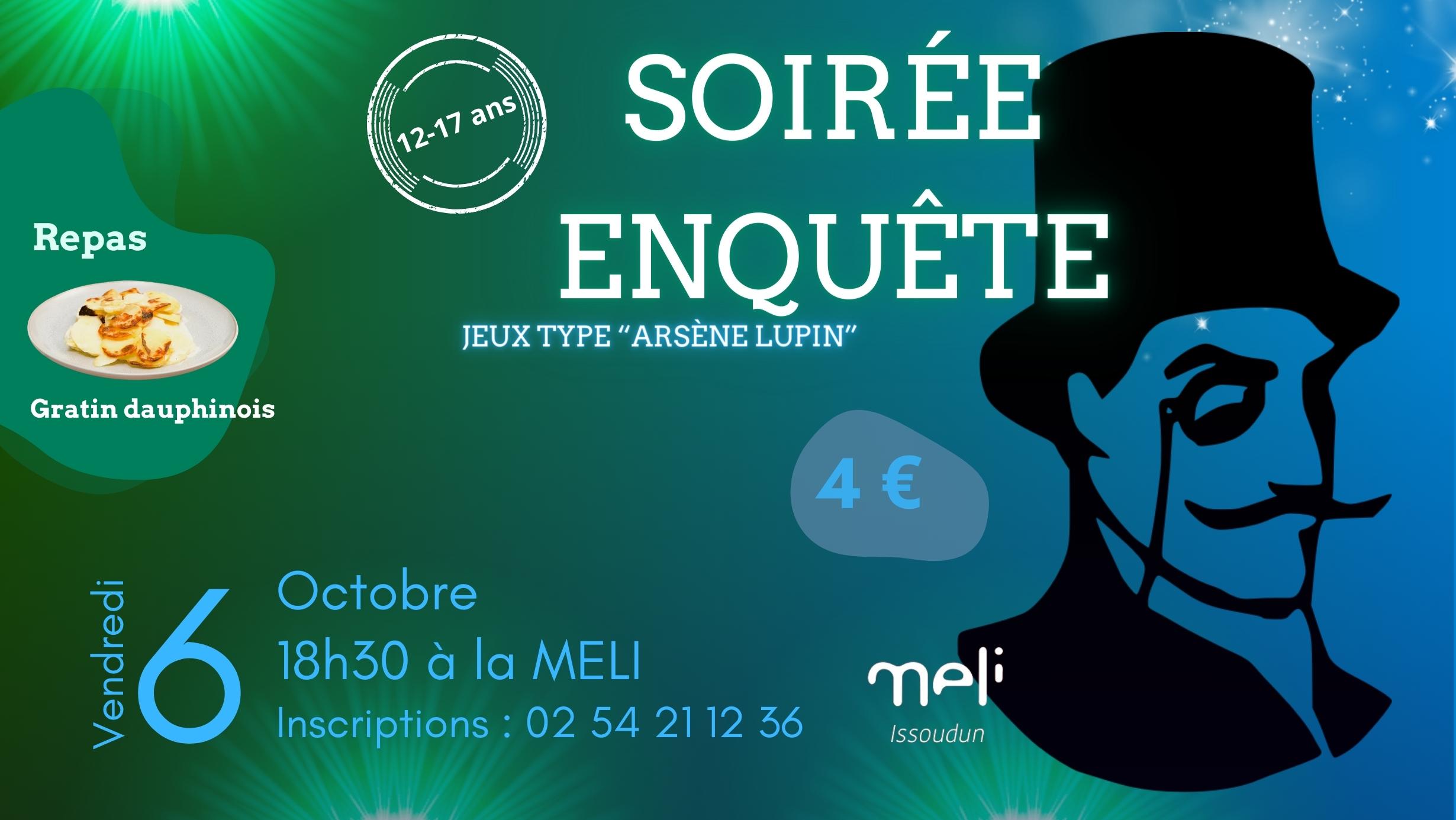 [12-17 ans] Soirée ENQUÊTE