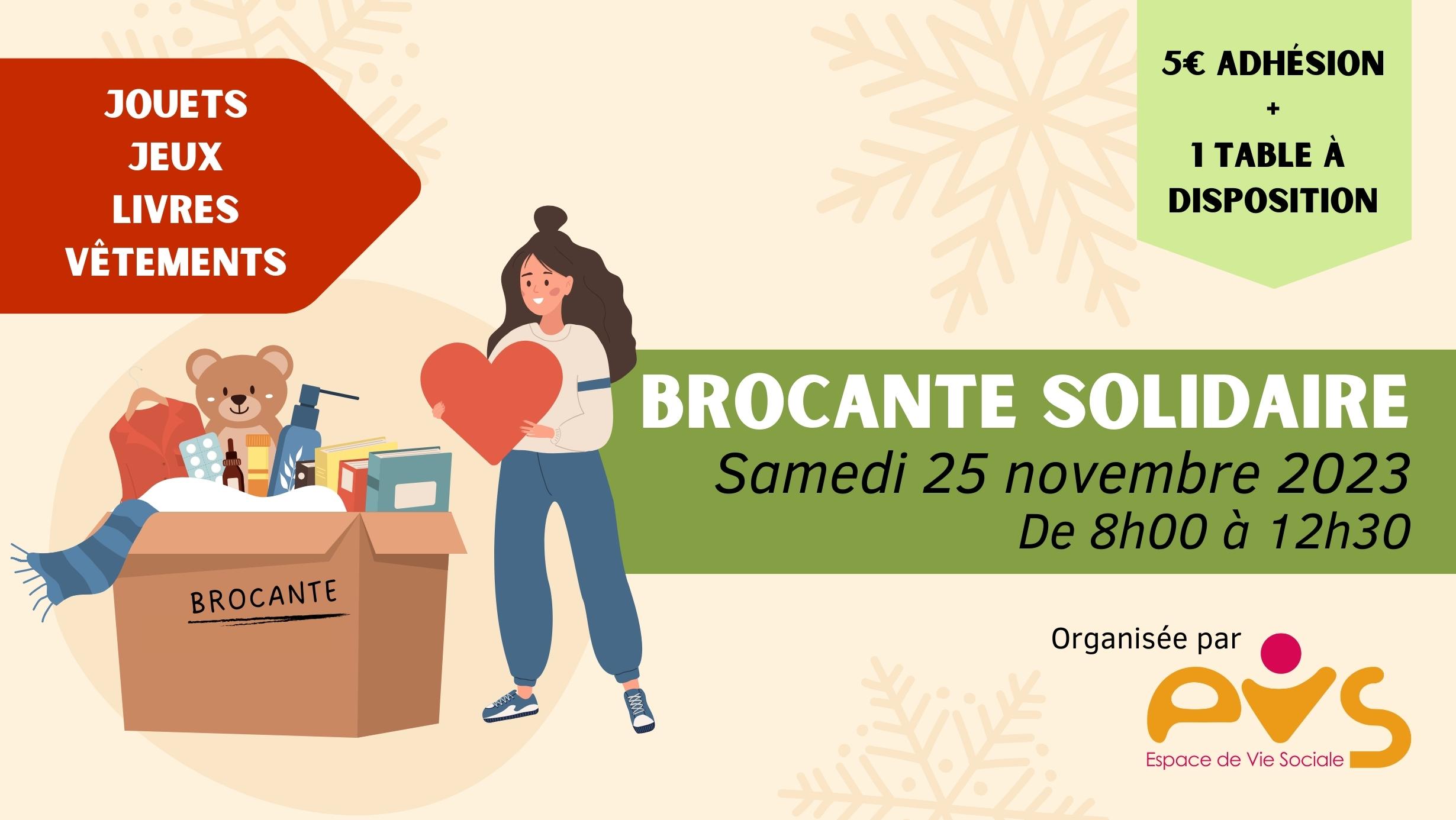 BROCANTE SOLIDAIRE HIVER