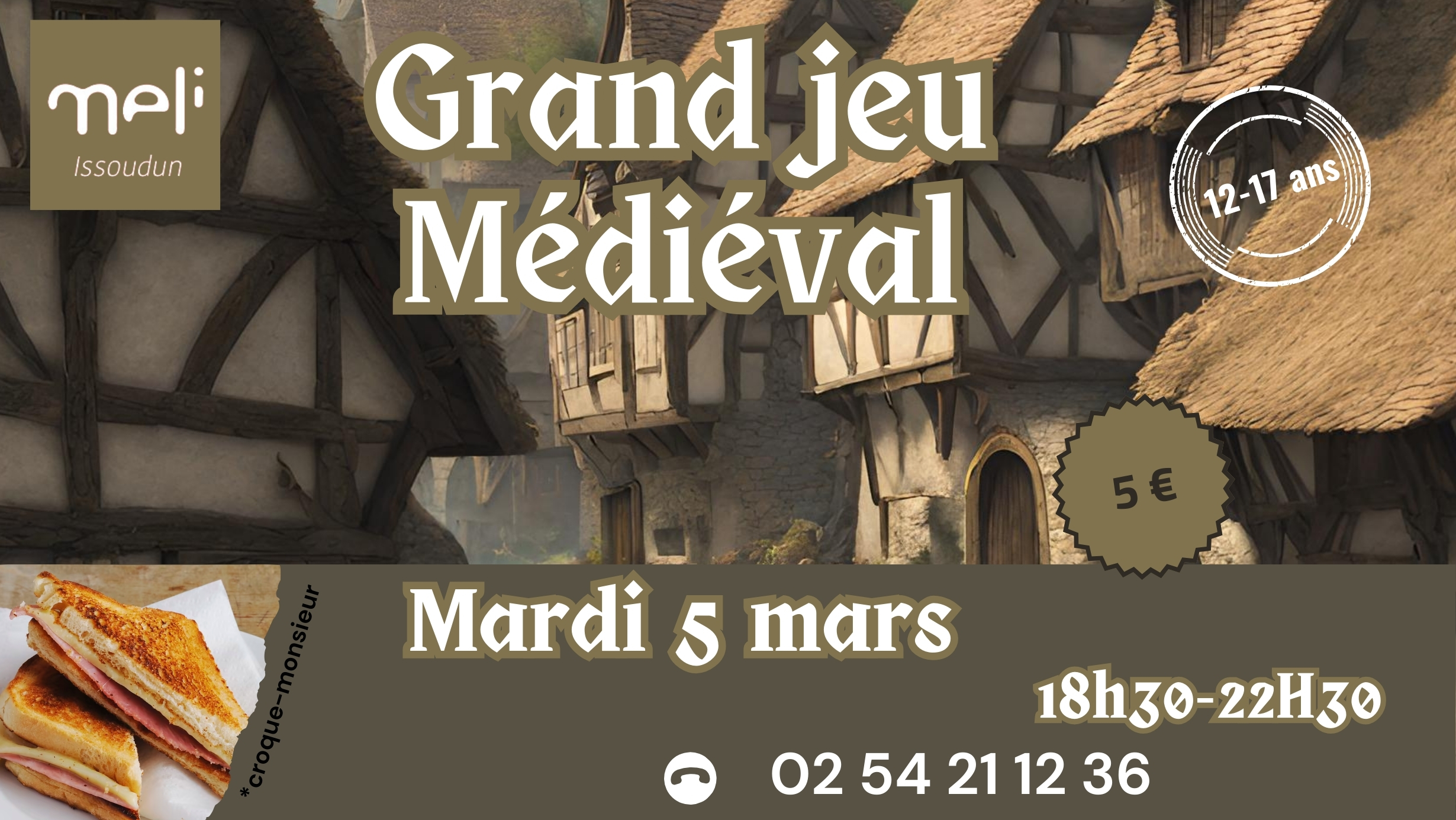 [12-17 ans] Soirée : GRAND JEU Médiéval