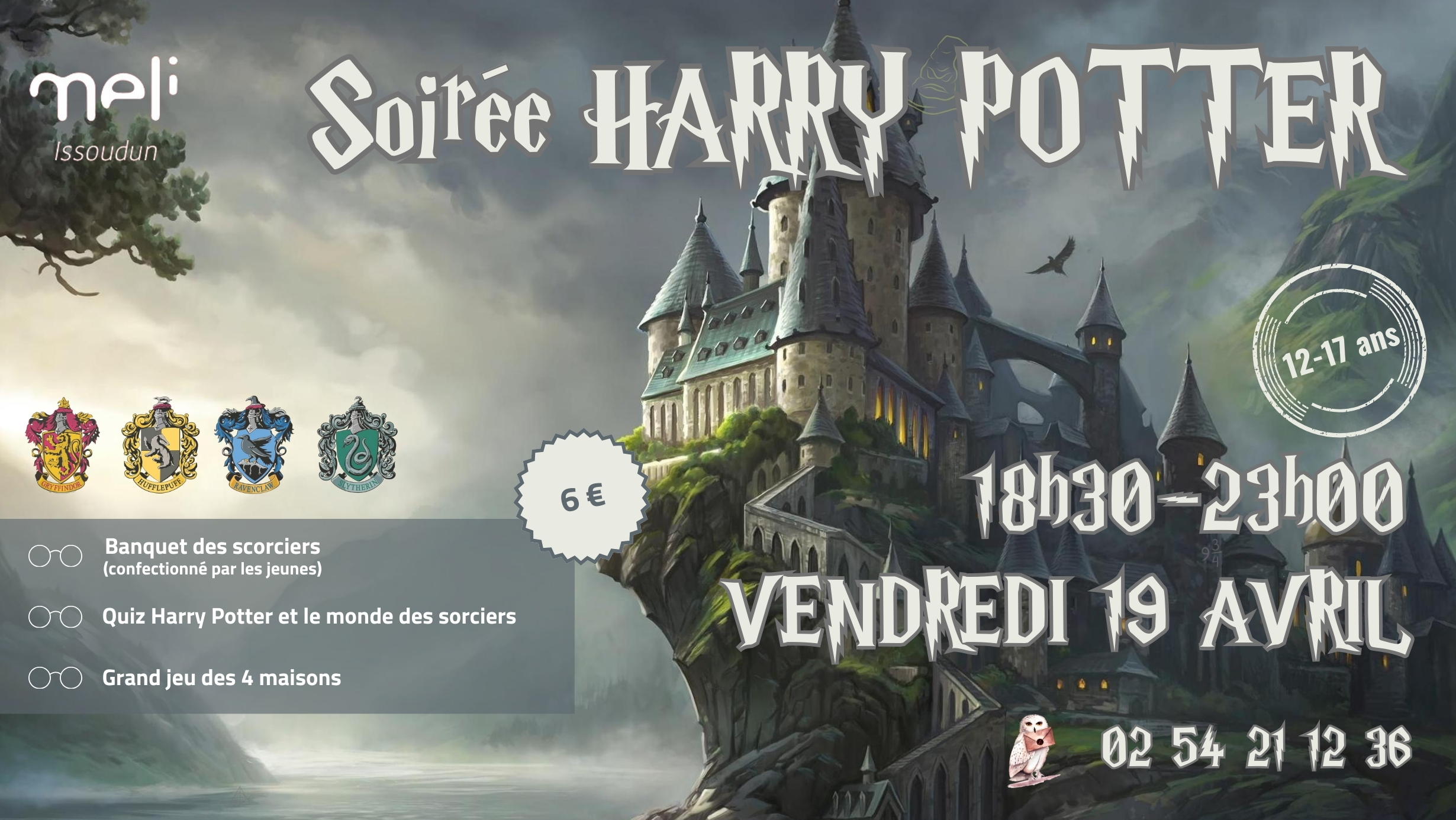 [12-17 ans] Soirée : HARRY POTTER