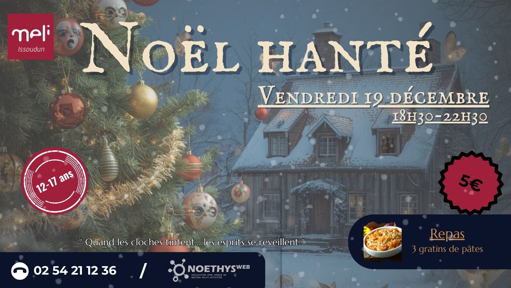 SOIRÉE 12-17 ANS : Noël HANTÉ !