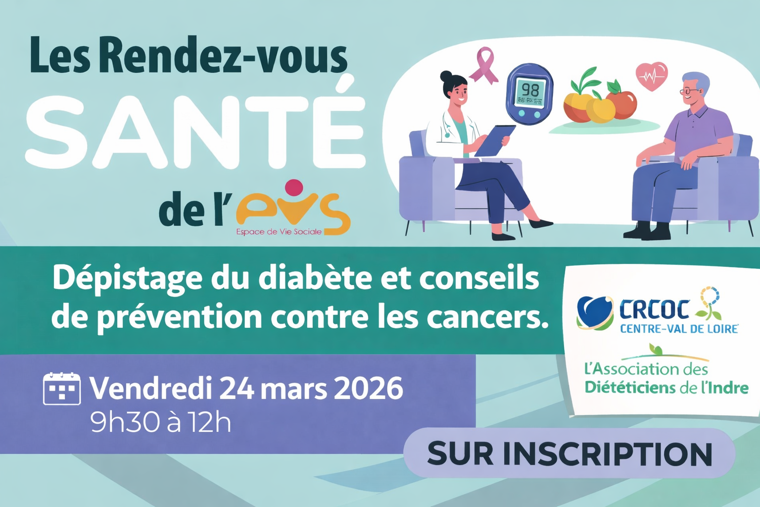 🩺 Les Rendez-vous Santé de l’EVS : prévention et dépistage pour prendre soin de soi