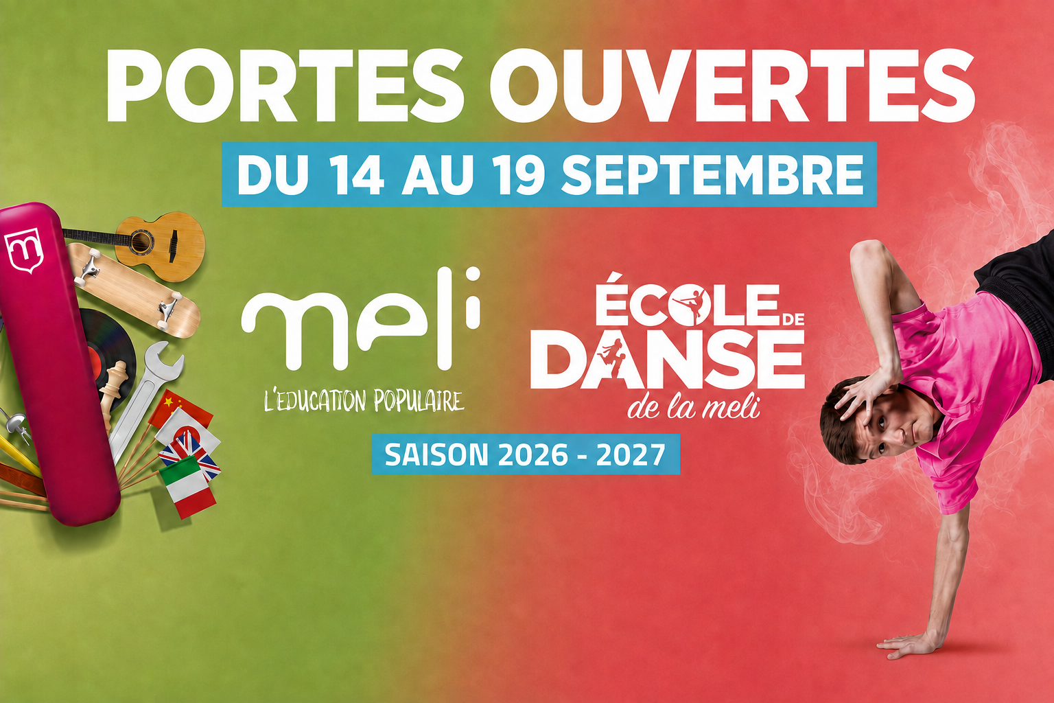 Portes ouvertes de la MELI du 14 au 19 septembre !